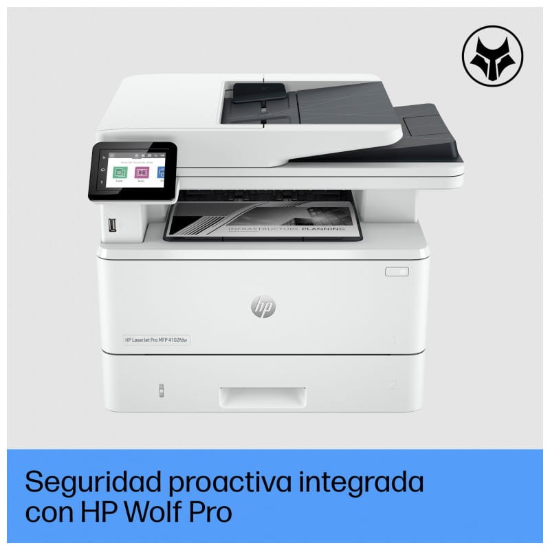 Impressora a laser HP LaserJet Pro 4102fdw - branco - WiFi preto e branco - Impressora a laser - Item4