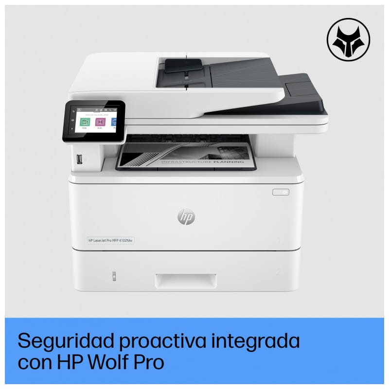 HP LaserJet Pro 4102fdw Laser Blanco y Negro WiFi Blanco - Impresora Láser - Ítem4