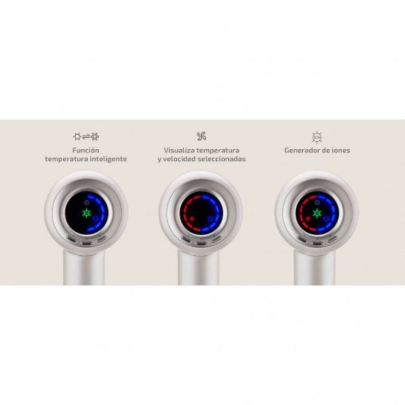 Ufesa Pro Ionic-Tech Numérique Ultra-rapide Intelligent Blanc - Sèche-cheveux - Ítem4