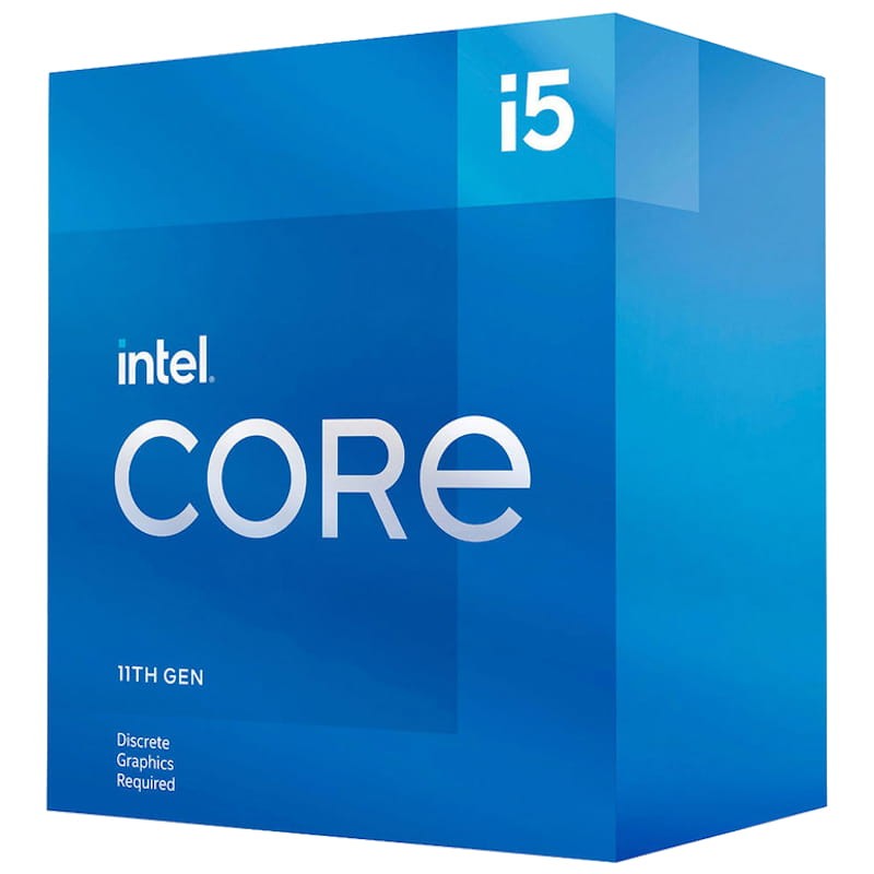 Procesador Intel Core i5 para gaming, diseño. Onceava generación