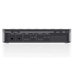 Panneau arrière du FiiO DM13 BT Transparent avec prises BAL/LO, entrée optique, USB-C dual, sélecteurs ON/OFF, ESP, Power In et mode D‑Mode, finition noire