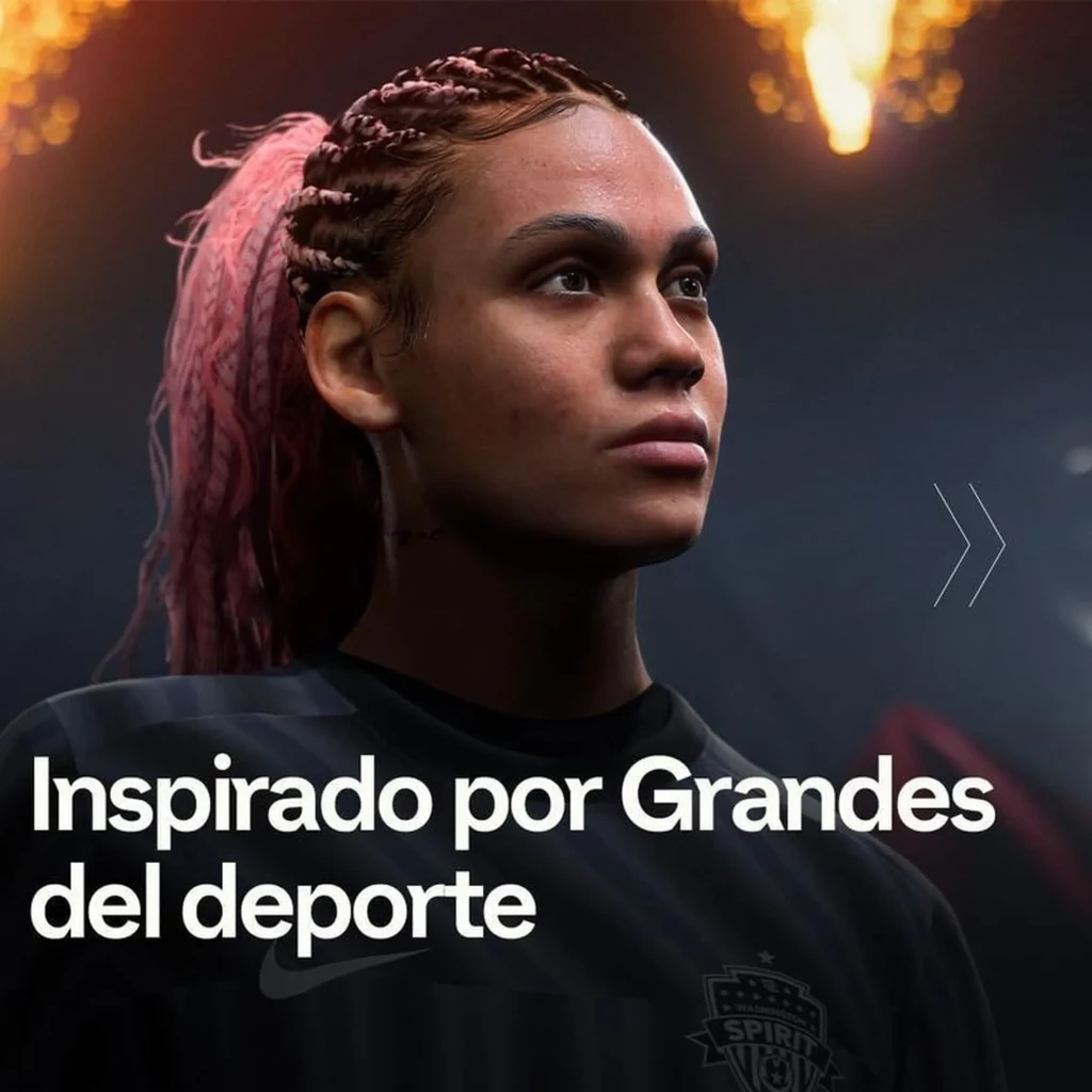 Console PS5 Pro Digital blanche 2 To, façade courbe bicolore noir et blanc, logo PS5 Pro visible, pack avec jaquette EA FC 26 mettant en scène deux - Ítem8