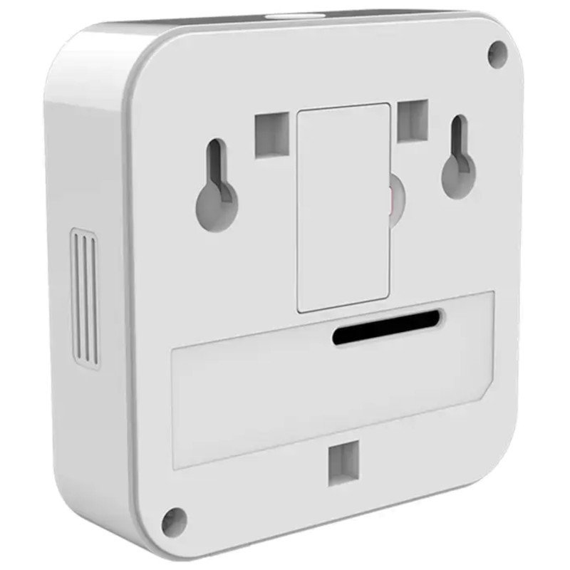 Heiman HM-720ES-W Inalámbrico Detector de CO2 blanco, compacto, pared, rejillas laterales, LED de estado verde/rojo/amarillo y ranura frontal de ventilación - Ítem5