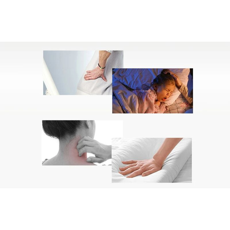 Heiman HS1HT Tuya Zigbee – Capteur compact gris et blanc avec grille perforée centrale, boîtier arrondi, design mural discret pour température et humidité - Ítem3