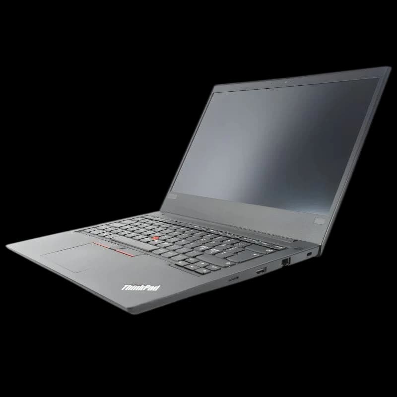 Lenovo ThinkPad E495 14" Gris Ryzen 5 3500U - SSD 256 Go - 8 Go - QWERTZ Rénové - Bon état