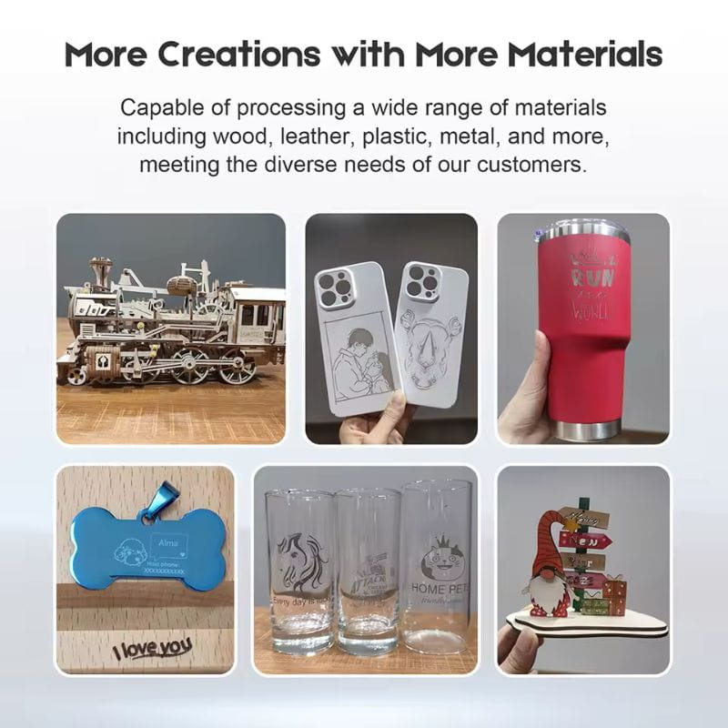 Cortador de grabado láser TWO TREES TS2-20 Max 20W velocidad de 6000 mm/min precisión de 0,01 mm - Ítem1