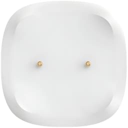 Sensor inteligente de fuga de água/inundação ZigBee SONOFF SNZB-05P + bateria, corpo branco quadrado com cantos arredondados e dois pinos metálicos centrais