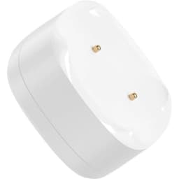 Sensor inteligente de fuga de água/inundação ZigBee SONOFF SNZB-05P + bateria, corpo branco compacto com dois pinos dourados expostos para detecção precisa