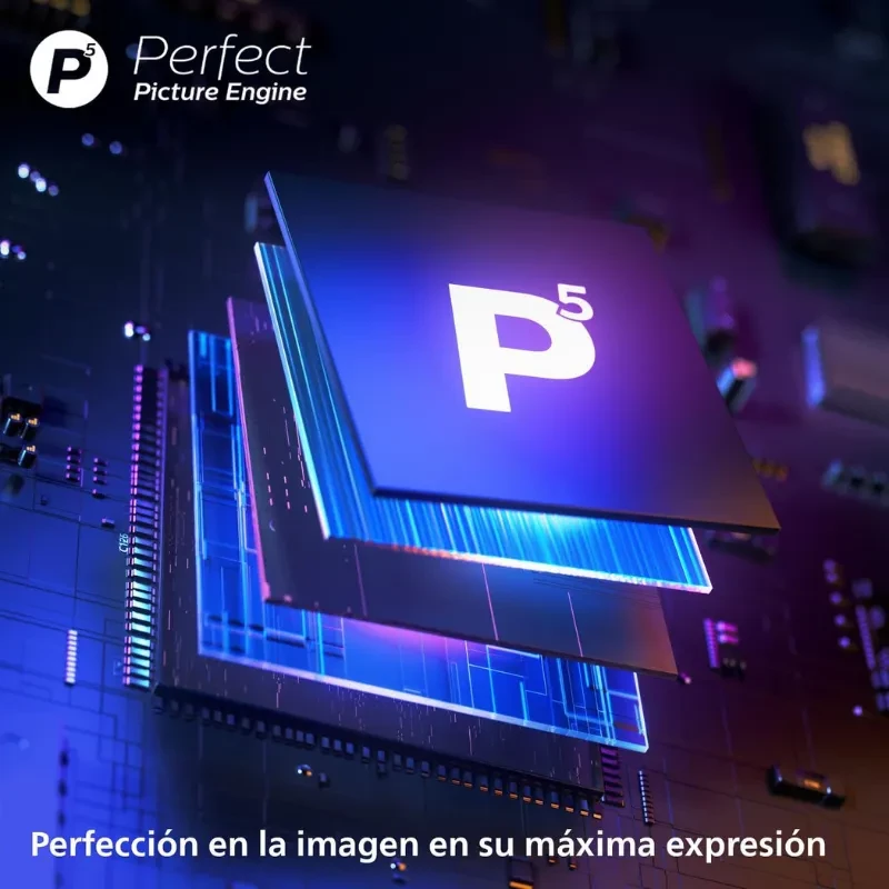 Philips 55PUS8510 55 polegadas QLED 4K com Ambilight, cores vivas, contraste elevado e suporte Dolby Atmos; design fino com pés metálicos - Item7