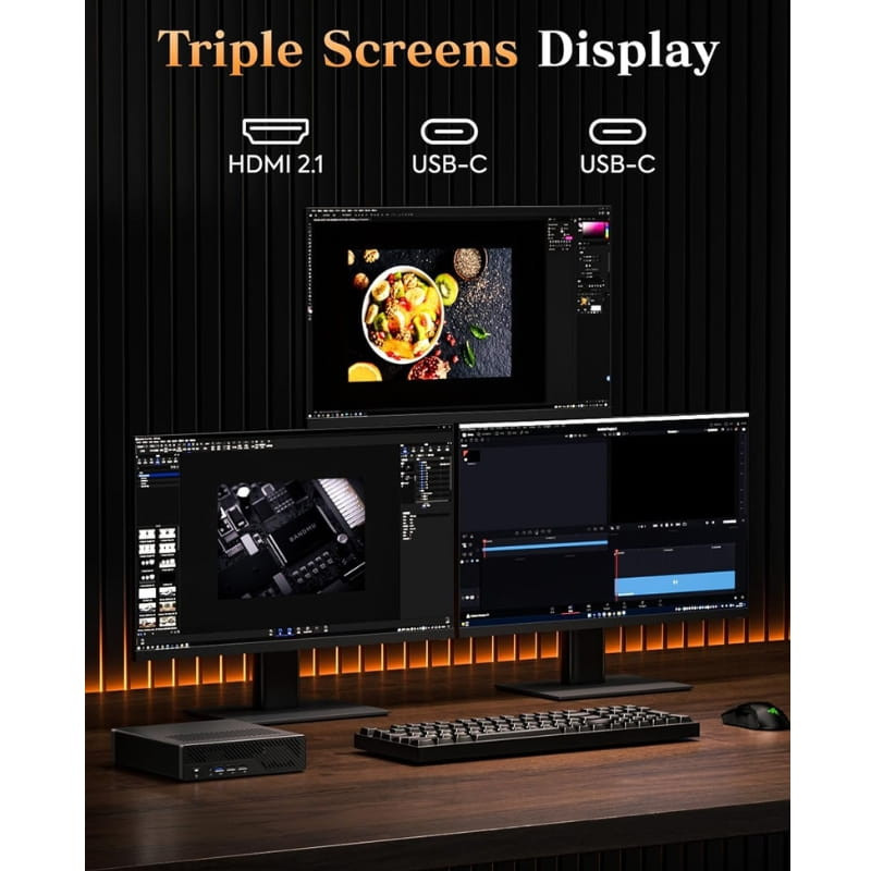 Minisforum MS-A2 AMD Ryzen 9 9955HX 64Go/1To - Ítem5