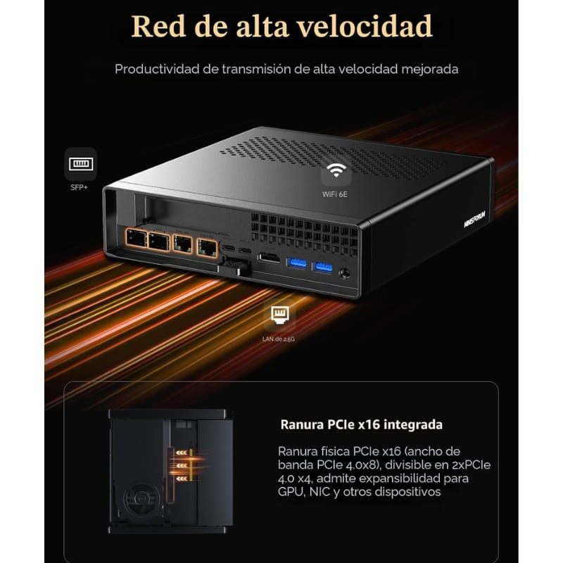 Minisforum MS-A2 AMD Ryzen 9 9955HX 64Go/1To - Ítem6