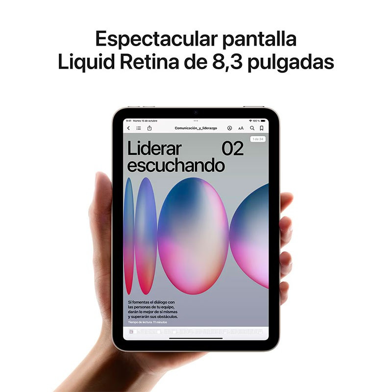 Apple iPad Mini 2024 blanc, écran 8,3