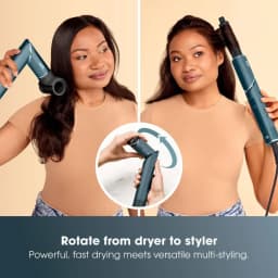 Styler 5 en 1 FlexStyle Shark Édition limitée ottanio avec poignée rotative, embout sèche-cheveux et fer à boucler pour séchage rapide et coiffage