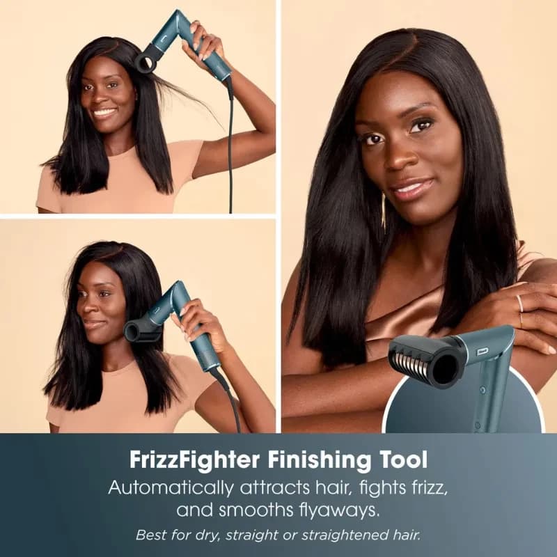 Accessoire FrizzFighter du Sèche cheveux et fer 5 en 1 FlexStyle Shark Styler édition limitée ottanio, embout anti frisottis lisse et dompte les mèches