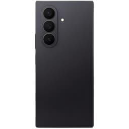 Écran pliable ouvert du Samsung Galaxy Z Fold7 5G noir, dalle interne sans bord apparent, caméra sous écran, surface sombre lisse, état excellent rénové.
