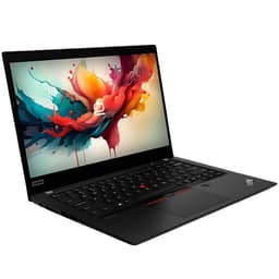 Portátil Lenovo ThinkPad X13 Gen 2 de 13.3", chasis negro, teclado retroiluminado con TrackPoint, pantalla IPS con biseles finos, estado renovado buen estado.
