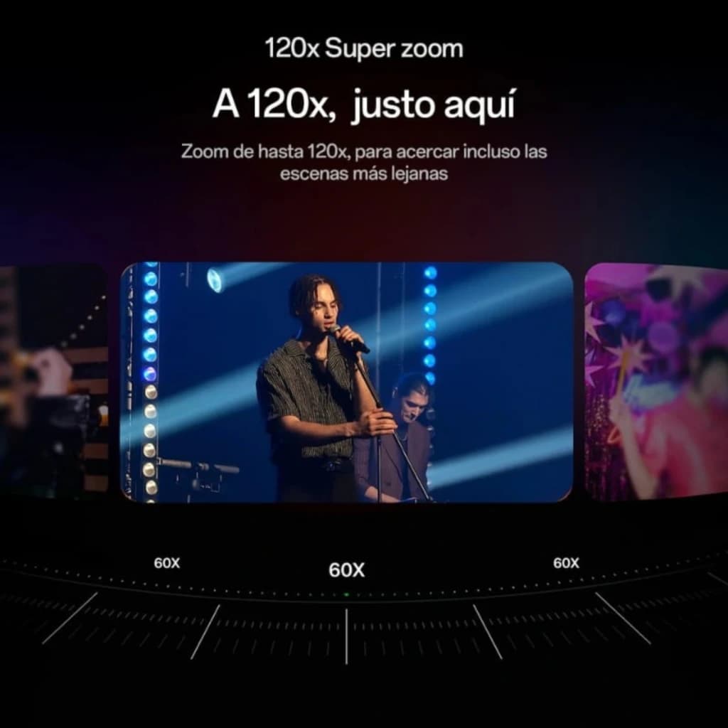 Oppo Find X9 5G 16Go/512Go Noir, écran large, zoom 120x super puissant, détails nets sur scènes lointaines, design élégant noir, bords fins et lumineux