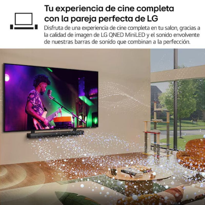 LG AI 65QNED92A6A 65" 4K UHD QNED evo MiniLED com tela fina sem bordas visíveis, cores vibrantes e contraste profundo; Wi‑Fi e Smart TV integrados