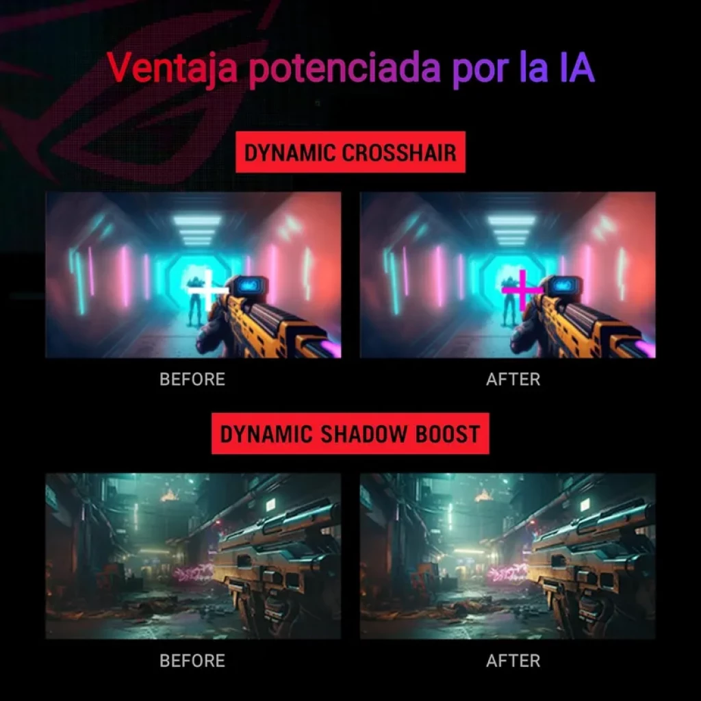 Monitor ASUS ROG Strix XG27UCG 27 polegadas 4K, tela LCD com bordas finas, base robusta ajustável e exibição gamer com cores vibrantes em vermelho - Item7