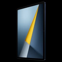 Xiaomi Poco Pad M1 Wifi 8Go 256Go Bleu tablette fine bordures minces grand écran verre lisse bords arrondis teinte bleue élégante face avant écran complet