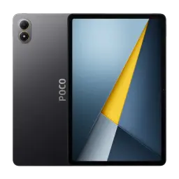 Xiaomi Poco Pad M1 Wifi 8Go/256Go Gris, tablette fine avec grand écran bord fin, dos gris mat, double appareil photo vertical et logo POCO latéral