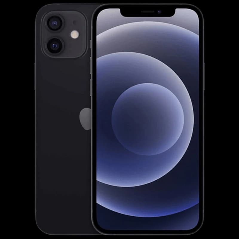 iPhone 12 128 Go 5G Noir Rénové - Bon état