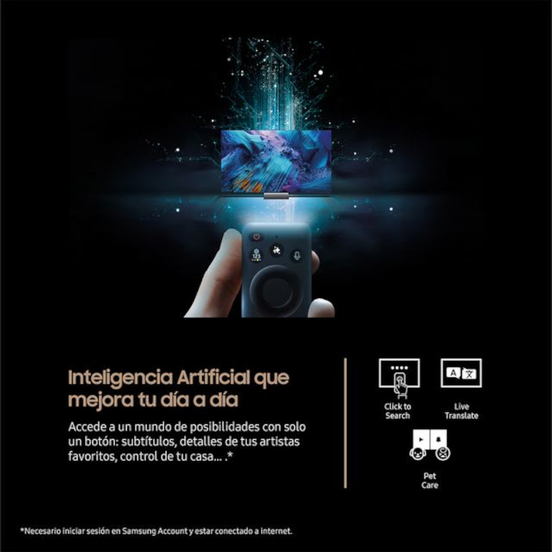 Samsung S93F TQ48S93FAEXXC 48 pouces OLED 4K UHD, dalle fine sans bords, couleurs PANTONE, 144 Hz, Vision AI, design élégant 2025 - Ítem3