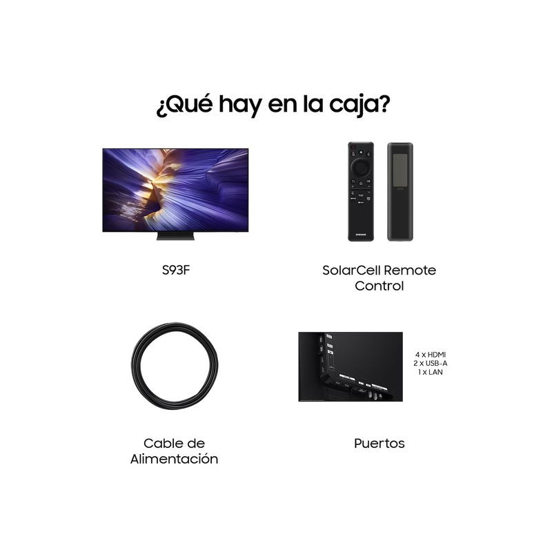 Samsung S93F TQ48S93FAEXXC 48 pouces OLED 4K UHD, dalle fine sans bords, couleurs PANTONE, 144 Hz, Vision AI, design élégant 2025 - Ítem6
