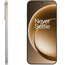 Oneplus 15 5G 16Go/512Go Sable: module photo arrière triple proéminent, bords plats, finition sable mate élégante, bouton latéral discret.