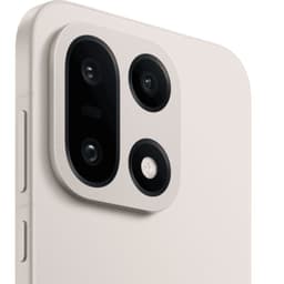 OnePlus 15 5G Sable, écran bord à bord avec poinçon central, cadre fin métallisé, profil ultra‑fin; stockage 512 Go, mémoire 16 Go.