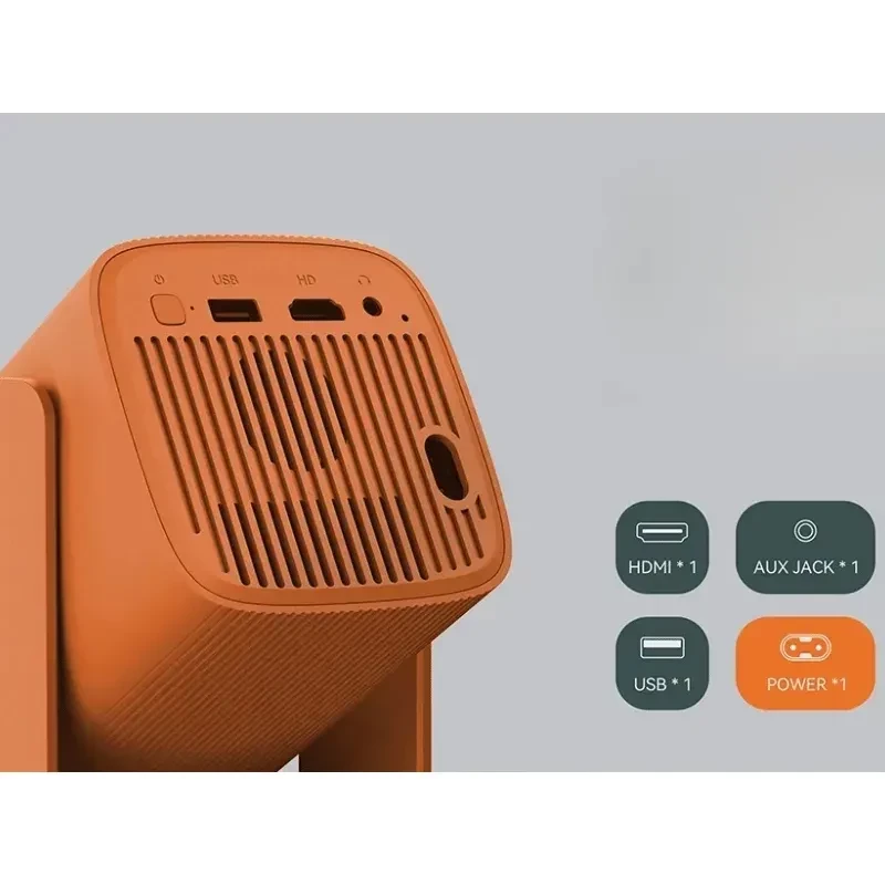 Proyector Wanbo Cube 1 350 Lúmenes HD Wi-Fi Orange - Ítem3