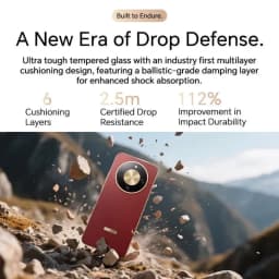 Honor X9D 5G 8GB/512GB Dual SIM Negro con vidrio templado ultrarresistente, diseño con anillo de cámara dorado y alta protección contra caídas y golpes
