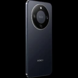 Honor X9D 5G negro con módulo de cámara circular Matrix, triple lente y flash, acabado mate elegante, bordes rectos y botones laterales visibles