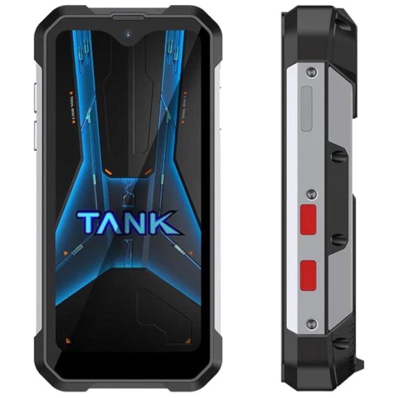 Unihertz 8849 Tank Mini 1 12GB/256GB Gris Rugged con diseño robusto, bordes reforzados, pantalla compacta, cámara trasera dual y panel trasero con luz - Ítem3