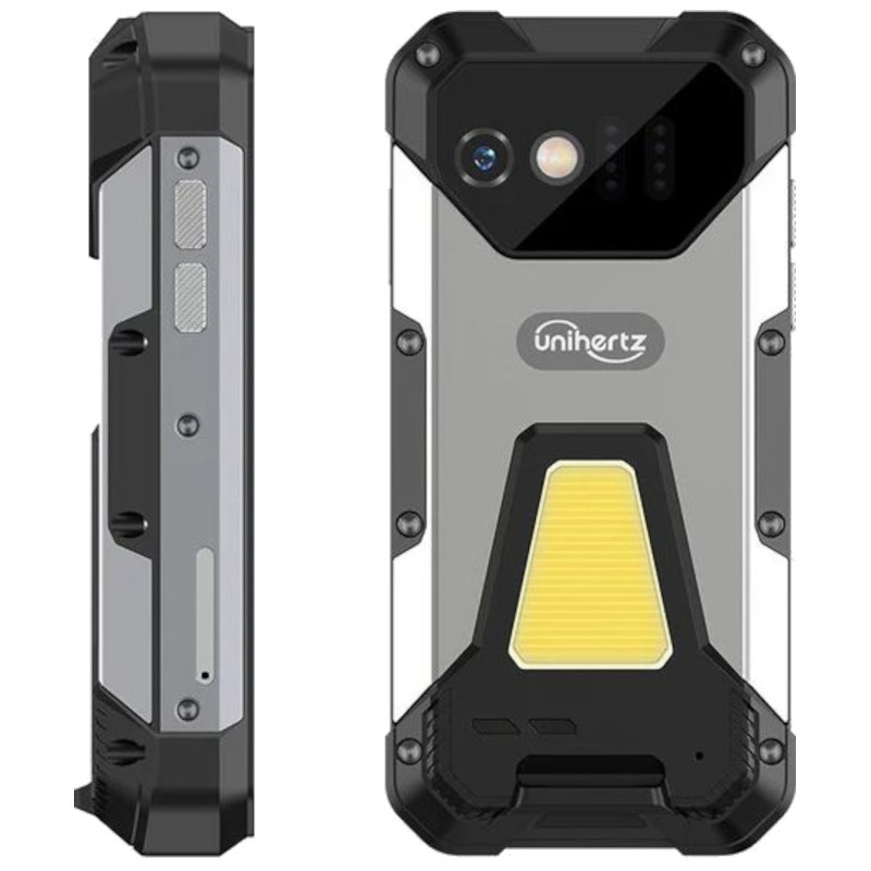 Unihertz 8849 Tank Mini 1 12GB/256GB Gris Rugged con diseño robusto, bordes reforzados, pantalla compacta, cámara trasera dual y panel trasero con luz - Ítem4