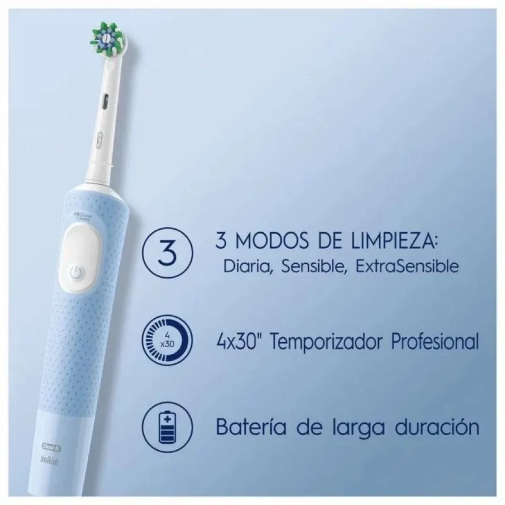 Oral-B Vitality Pro - Cepillo de dientes eléctrico azul con 1 recambio - Ítem3