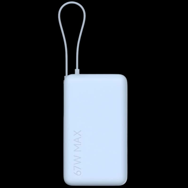 Xiaomi  Power Bank 10000mAh (Cable integrado) 67W Azul Hielo