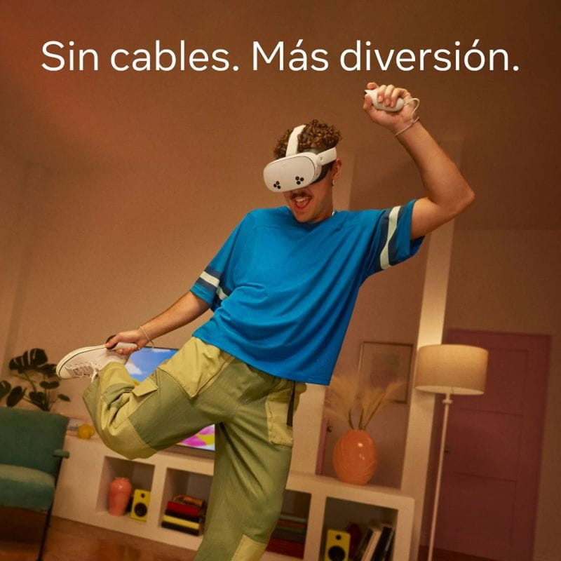 Meta Quest 3S 128 GB Branco Renovado - Excelente Condição - Item4