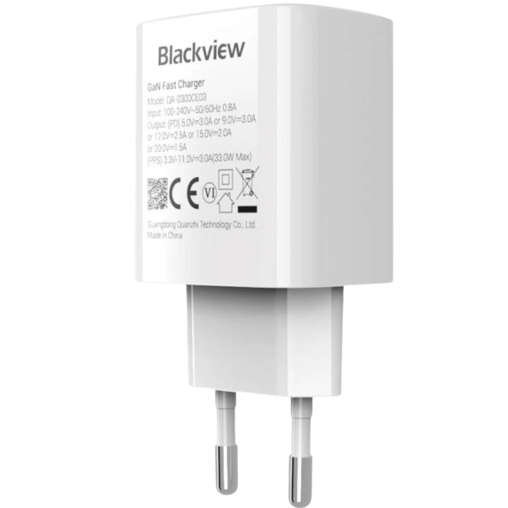 Blackview 33W USB-C carga rápida - Cargador de pared Pack