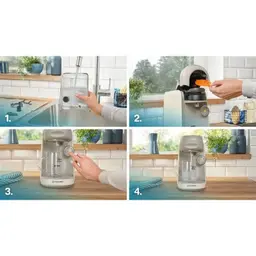 Bosch Tassimo Finesse TAS16B2 negra: depósito de agua extraíble, carga de cápsulas superior, dial frontal y boquilla de salida para café individual