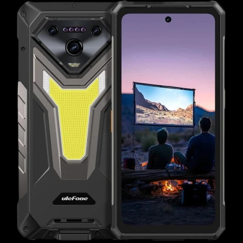 Ulefone Armor 34 Pro Plus 5G 16 GB/512 GB Preto Rugged com Projetor