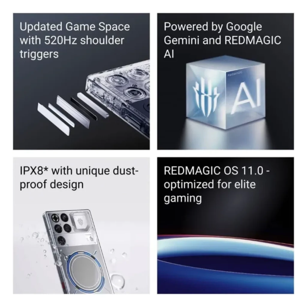 Nubia Redmagic 11 Pro 5G 12Go/256Go Dual SIM Noir Mat Cryo - Ítem6