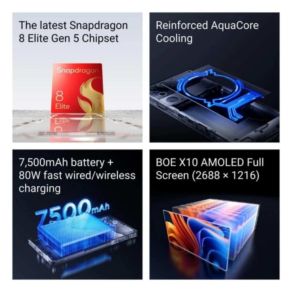 Nubia Redmagic 11 Pro 5G argent transparent Subzero avec écran bord à bord, bords fins, bouton latéral rouge et façade futuriste lumineuse