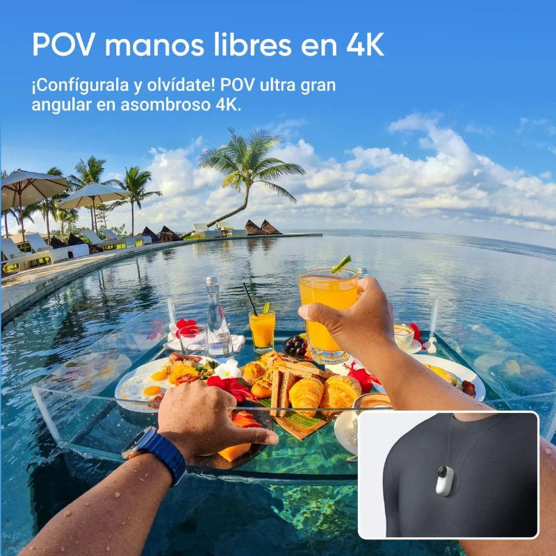 Caméra sportive Insta 360º GO 3S 64 Go Blanc - Ítem4