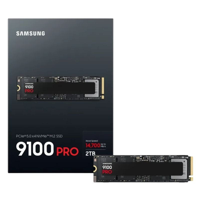 Disque dur SSD 2 To Samsung 9100 Pro MZ-VAP1T0 PCI Express 5.0 NVMe M.2 14700 Mo/s - Ítem4