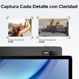 Doogee U13 Vip Edition 13 azul con cámara trasera de 13 MP y frontal de 5 MP, módulo rectangular, pantalla amplia con bordes finos y acabado elegante