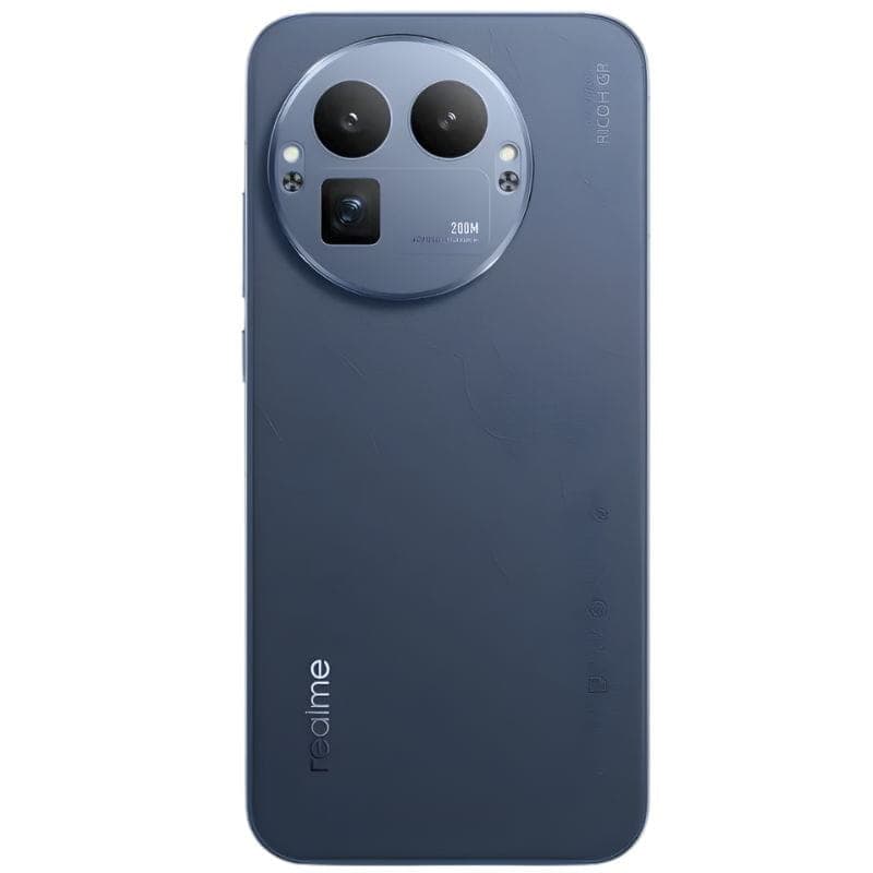 Realme GT 8 Pro 5G 12GB/256GB Azul con pantalla casi sin bordes, perforación central para cámara frontal y marco metálico delgado en tono azul oscuro