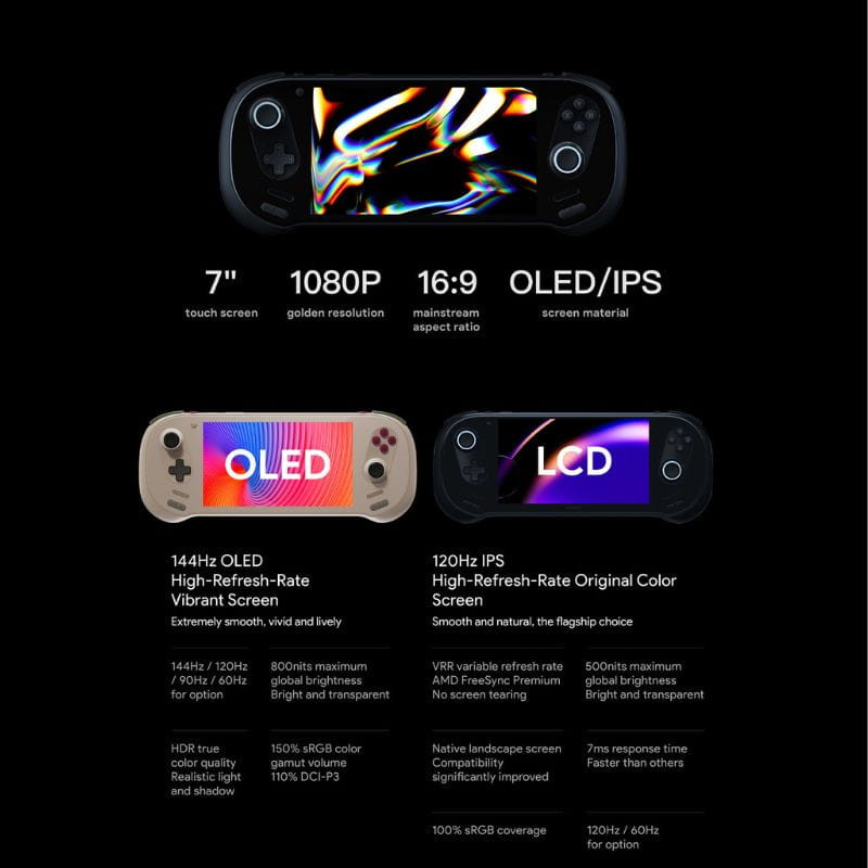 Consola AYANEO 3 AMD Ryzen AI 9 HX 370 32GB 1TB OLED Starry Black - Ítem10