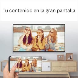 UBISHENG GD1 2GB/16GB 4K Android TV Stick con pantalla duplicada: transmite contenido del móvil al televisor en alta resolución con WiFi y control remoto