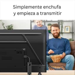 UBISHENG GD1 2GB/16GB 4K - Android TV Stick con diseño compacto HDMI; se conecta tras el televisor y permite streaming 4K de forma sencilla